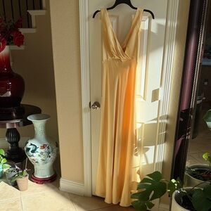 Jill Stuart Elegant Yellow Evening Gown